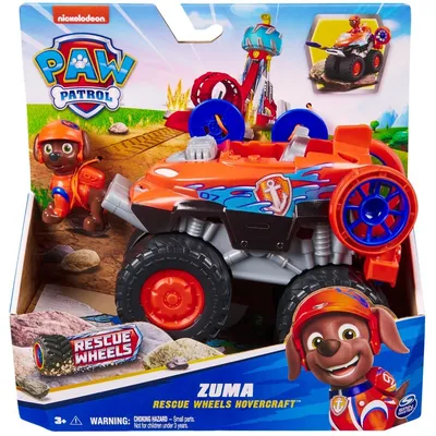 Psi Patrol - Zuma Rescue Wheels транспортное средство с ракетной установкой + фигурка собаки 20145754