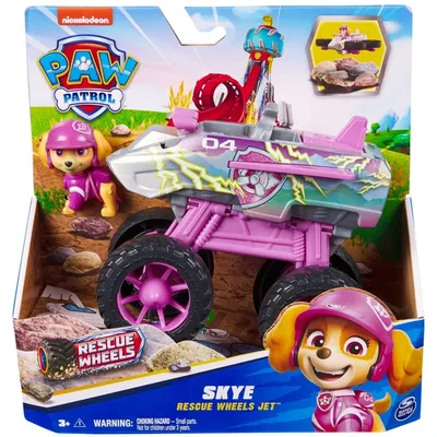 Psi Patrol - Skye Rescue Wheels транспортное средство с трансформацией + фигурка собаки 20145709
