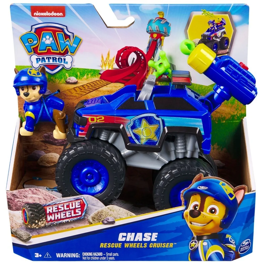 Psi Patrol - Chase Rescue Wheels транспортное средство с ракетной установкой + фигурка собаки 20145708 / артикул 17776 6069302 20145708 / GTIN 778988452820