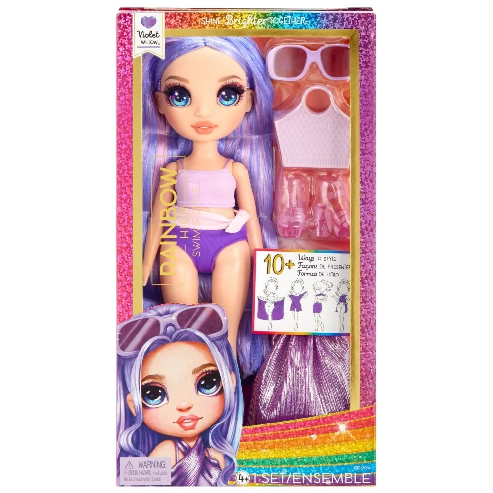 Rainbow High - Модная кукла Violet Willow (фиолетовый) Swim & Style Doll 507314 / артикул 120377 507314 / GTIN 035051507314