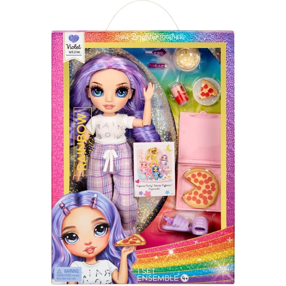 Rainbow High Junior - Модная кукла Violet Willow (фиолетовый) PJ Party 503705 / артикул 120360 503705 / GTIN 035051503705