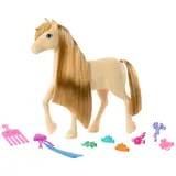 Barbie - Лошадь Торнадо с яркими волосами для укладки + 8 аксессуаров HXJ36 / артикул HXJ29 HXJ36 / GTIN 194735230952 — фото 3
