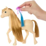 Barbie - Лошадь Торнадо с яркими волосами для укладки + 8 аксессуаров HXJ36 / артикул HXJ29 HXJ36 / GTIN 194735230952 — фото 5