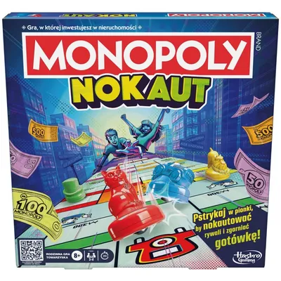 Hasbro - Monopoly Knock Out польская версия F8995
