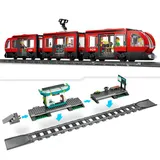 Конструктор LEGO City 60423 Городской трамвай со станцией — фото 6