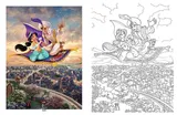 Раскраска Disney Dreams Collection - Принцессы Диснея Thomas Kinkade Studios — фото 4