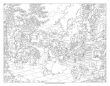 Раскраска Disney Dreams Collection - Принцессы Диснея Thomas Kinkade Studios, большой формат, 42 стр. — фото 3