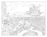 Раскраска Disney Dreams Collection - Принцессы Диснея Thomas Kinkade Studios, большой формат, 42 стр. — фото 4