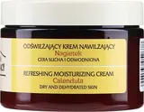 Green Pharmacy Face Care Refreshing Calendula - питательный крем против морщин для сухой кожи / 150 ml — фото 2