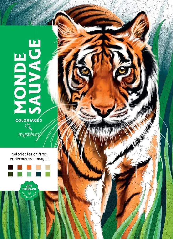 Раскраска по номерам Coloriages mysteres Disney - Monde sauvage, Мир дикой природы / 9782019454357