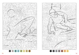 Раскраска по номерам Coloriages mysteres Disney Trompe l'oeil - раскраска Дисней Обманка / 9782017242185 — фото 3