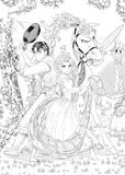 DISNEY TEENS - Atelier de coloriages - Manga / Мастерская раскрасок - Манга / 9782017262053 — фото 2