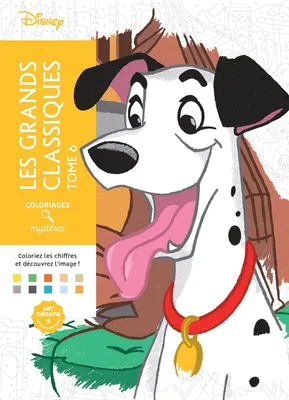 Раскраска по номерам Coloriages mysteres Disney Великая классика Том 6 / 9782017088431