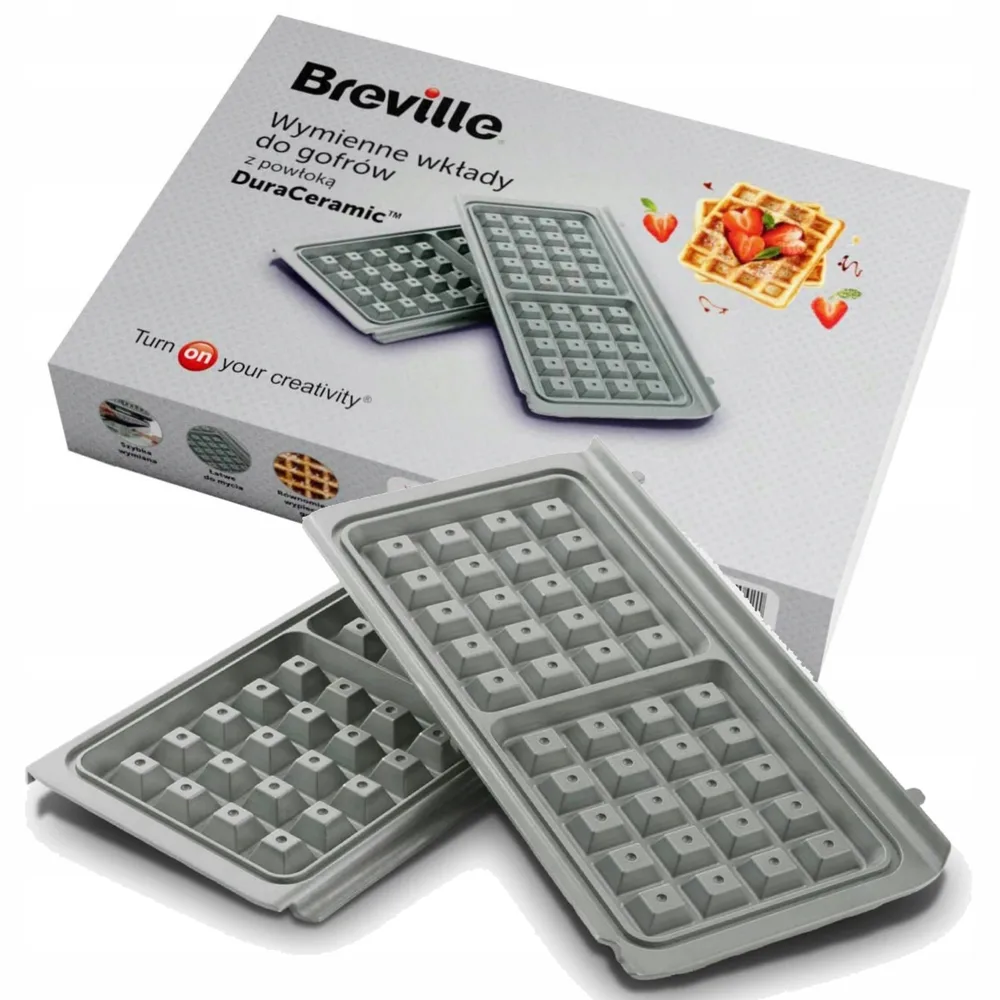 Сменные насадки для вафельницы Breville, серые, 2 шт.