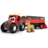 Dickie ABC - Трактор Massey Ferguson с прицепом 30 см Светозвук 4115012 / артикул 4115012 / GTIN 4006333086748 — фото 4