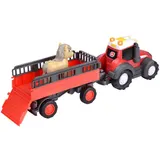 Dickie ABC - Трактор Massey Ferguson с прицепом 30 см Светозвук 4115012 / артикул 4115012 / GTIN 4006333086748 — фото 5