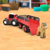 Dickie ABC - Трактор Massey Ferguson с прицепом 30 см Светозвук 4115012 / артикул 4115012 / GTIN 4006333086748 — фото 7