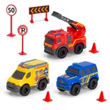 Dickie SOS - Спасательная станция + 3 автомобиля Mercedes Benz 3713017 / артикул 3713017 / GTIN 4006333089084 — фото 3
