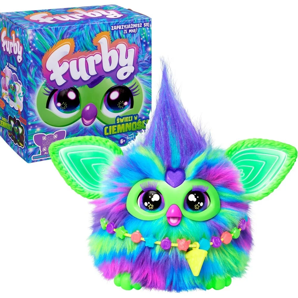 Hasbro Furby 2.0 - Интерактивный талисман Аврора Галакси светится в темноте F8901 / артикул F8901 / GTIN 5010996210616