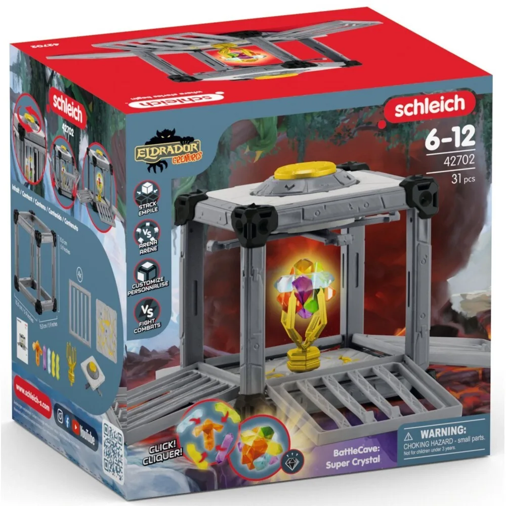Schleich Eldrador Creatures - BattleCave с суперкристаллом 42702 / артикул 42702 / GTIN 4059433771779