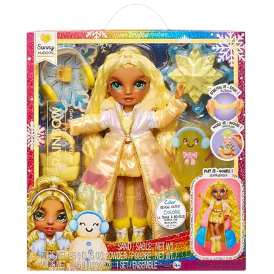 Rainbow High - Модная кукла Sunny Madison (желтая) Winter Wonderland 120858