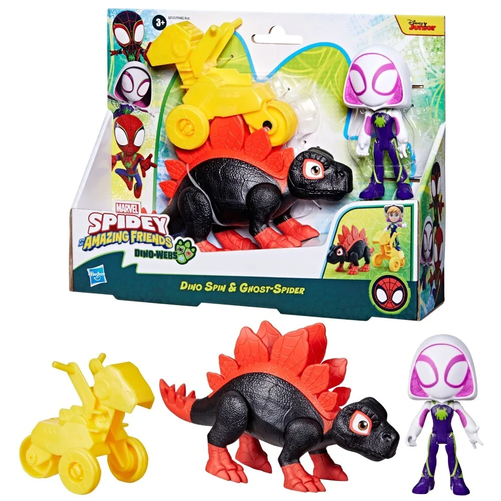 Hasbro Spidey and the Super Buddies - Dino Spin и Ghost-Spider 2-PAK Figurines G0125 / артикул F9482 G0125 / GTIN 5010996234858