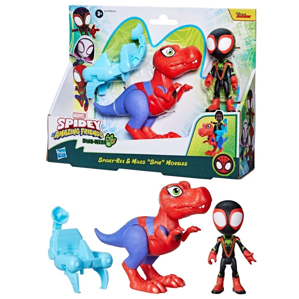 Hasbro Spidey and the Super Buddies - Spidey-Rex и Miles Morales 2-PAK Figurines G0124 / артикул F9482 G0124 / GTIN 5010996234841
