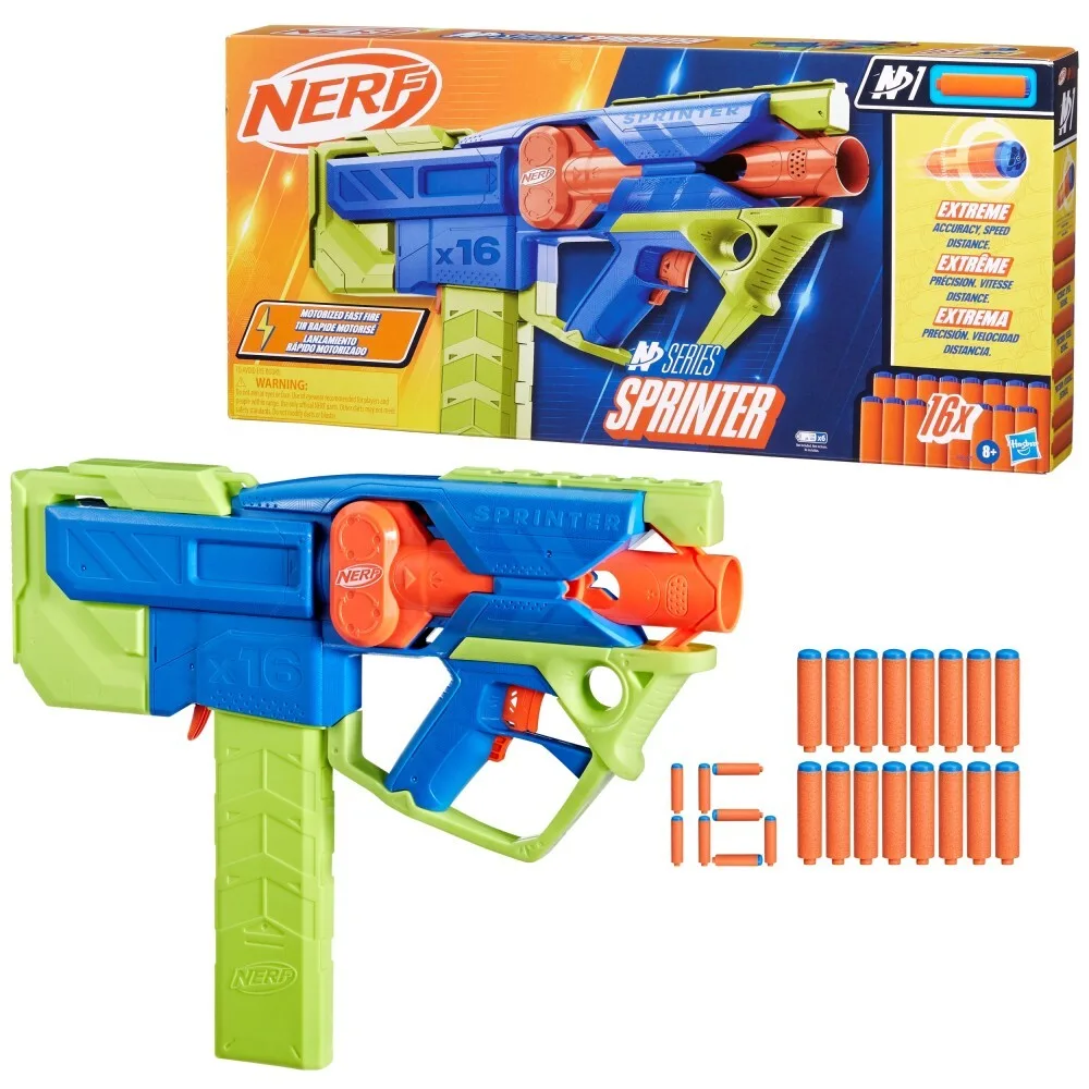 Hasbro Nerf N Series - Пусковая установка бластера Sprinter + стрелы F8625 / артикул F8625 / GTIN 5010996260765
