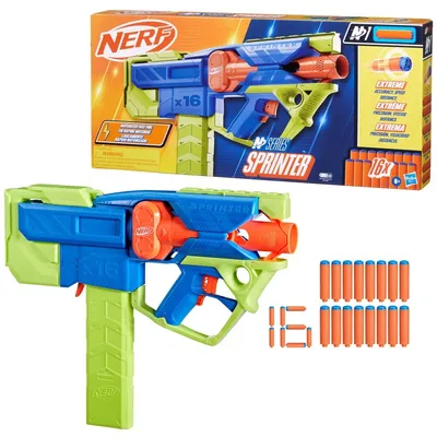 Hasbro Nerf N Series - Пусковая установка бластера Sprinter + стрелы F8625
