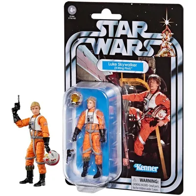 Hasbro Star Wars Vintage - Luke Skywalker (X-wing Pilot) Figure 9.5 cm Star Wars: A New Hope F9788