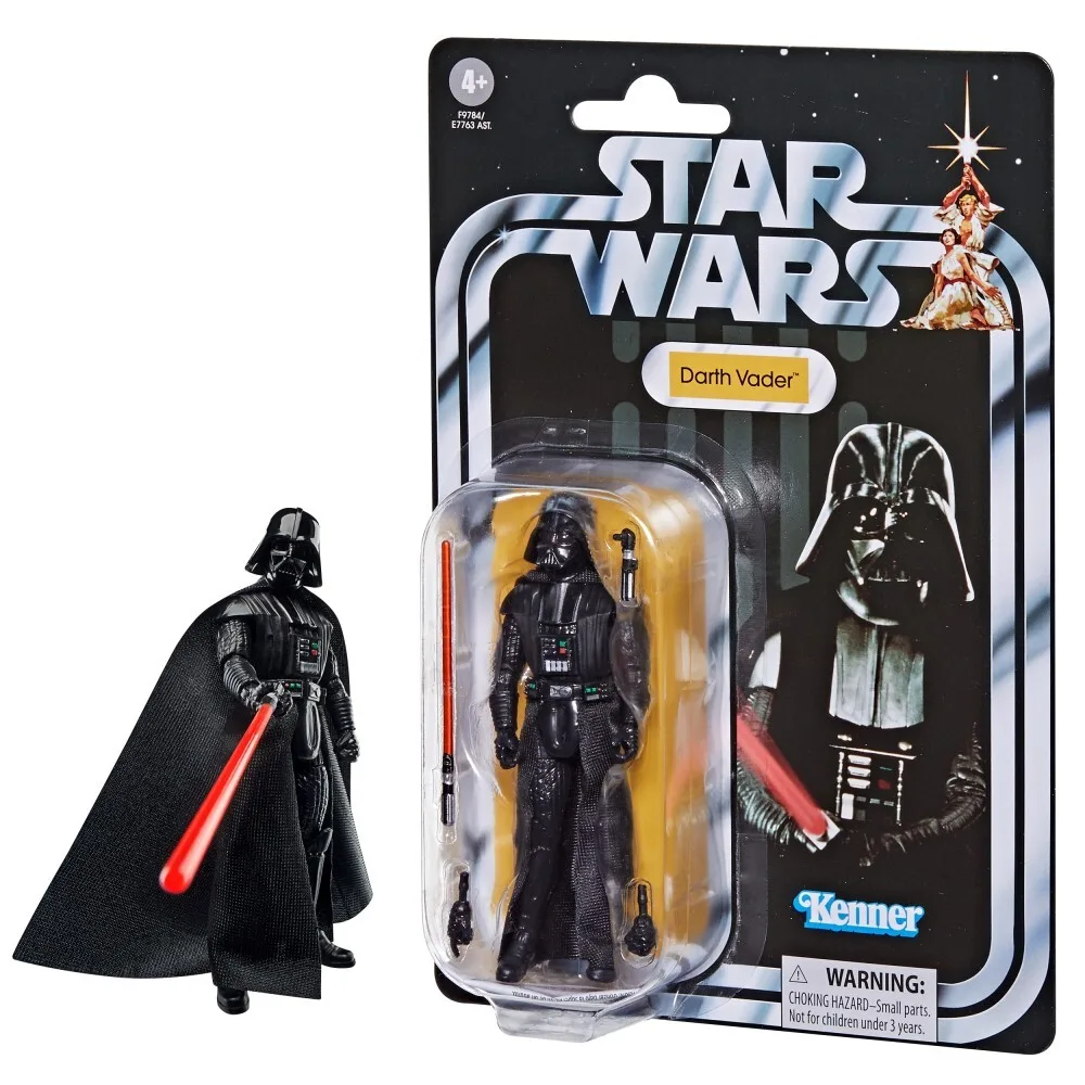 Hasbro Star Wars Vintage - Дарт Вейдер 9,5 см фигурка Звездные войны: Новая надежда F9784 / артикул E7763 F9784 / GTIN 5010996218629