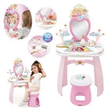 Детский туалетный столик Smoby Disney Princess 320251 со стульчиком и 10 аксессуарами от 3 лет — фото 4