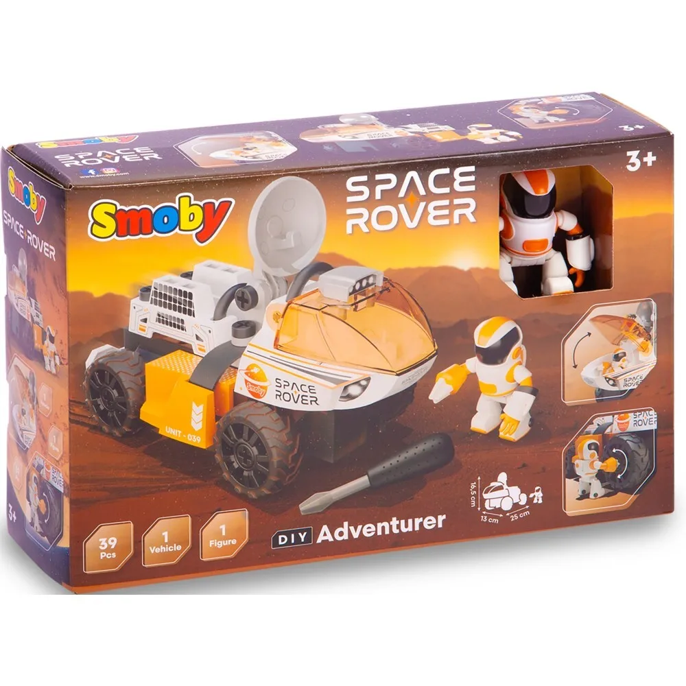 Конструктор Smoby 360929 Космический вездеход 39 элементов 360929