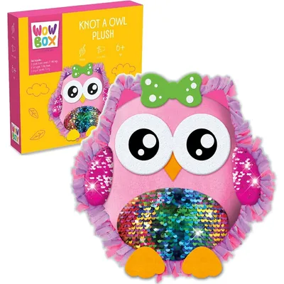 TM Toys WOW127209 — Творческий набор WOW BOX Подушка Сова своими руками WOW127209