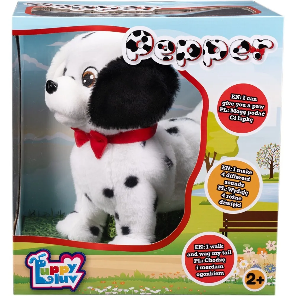 Puppy Luv - Интерактивная собака далматинец Пеппер DKO0865 / артикул DKO0865 / GTIN 5904754608657
