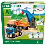 Железная дорога BRIO - Стартовый набор "Кран" 36028 / артикул 36028 / GTIN 7312350360288 — фото 1