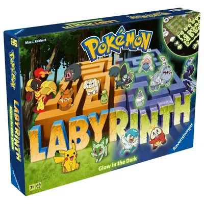 Настольная игра Ravensburger 228393 Лабиринт Покемон Светящийся в темноте 228393