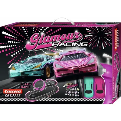 Carrera GO!!! - Автотрек 4,9м Girls Power Glamour Racing + 2 машинки 62579