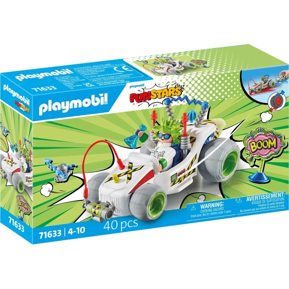 Playmobil - Funstars Racing: Профессор Гокарт 71633 / артикул 71633 / GTIN 4008789716330