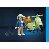 Игровой набор Playmobil 71621 Мотороллер Vespa 150 Sprint Veloce 1969 71621 20 деталей — фото 3
