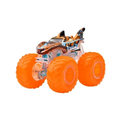 Hot Wheels Monster Trucks - Tiger Shark Power Smashers Металлический автомобиль HYJ21