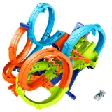 Hot Wheels - Quadruple Loop Set с зоной аварии + машинка HXR70 / артикул HXR70 / GTIN 194735237166 — фото 3