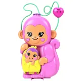 Polly Pocket - Обезьянка Компактная сумка Расширяемый игровой набор HWP04 / артикул GKJ63 HWP04 / GTIN 194735218004 — фото 2