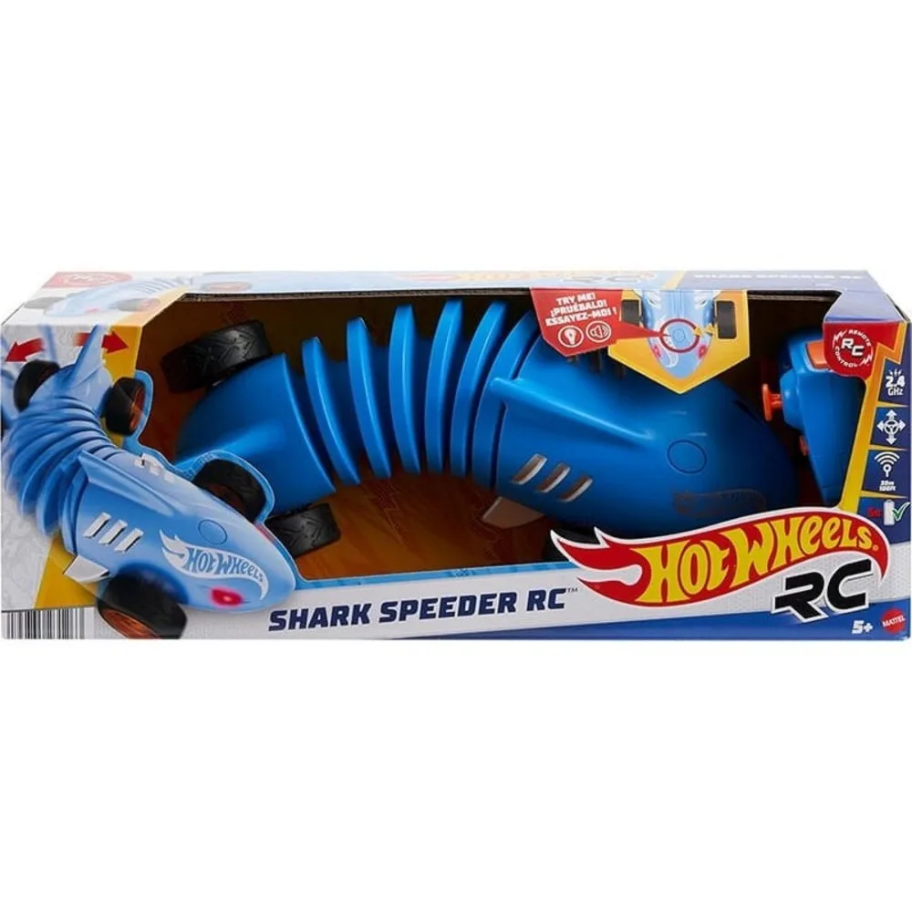 Hot Wheels - Дистанционно управляемый RC автомобиль Shark Speeder 1:15 Свет и звук HXJ83 / артикул HXJ83 / GTIN 194735231263