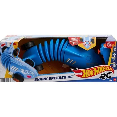 Hot Wheels - Дистанционно управляемый RC автомобиль Shark Speeder 1:15 Свет и звук HXJ83