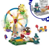 MEGA Pokemon - Колесо обозрения + 4 фигурки Строительные блоки 393 элемента. HXF80 / артикул HXF80 / GTIN 194735228560 — фото 4