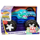 Hot Wheels - Монстр-трак на дистанционном управлении Mega-Wrex Alive 1:15 Light & Sound JBD90 / артикул JBD90 / GTIN 194735258246 — фото 1