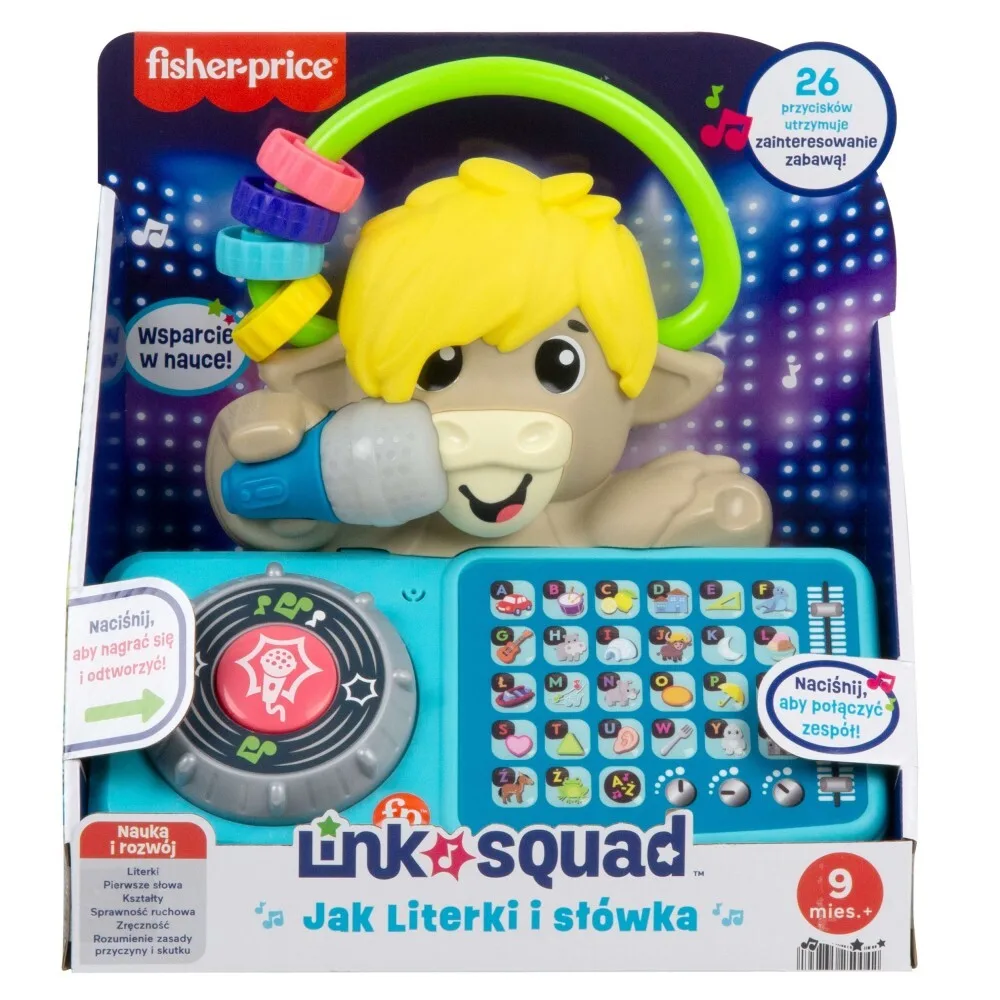 Fisher-Price - Интерактивная развивающая игрушка "Как буквы и слова" HYL35 / артикул HYL35 / GTIN 194735250042