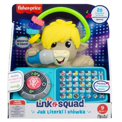 Fisher-Price - Интерактивная развивающая игрушка "Как буквы и слова" HYL35