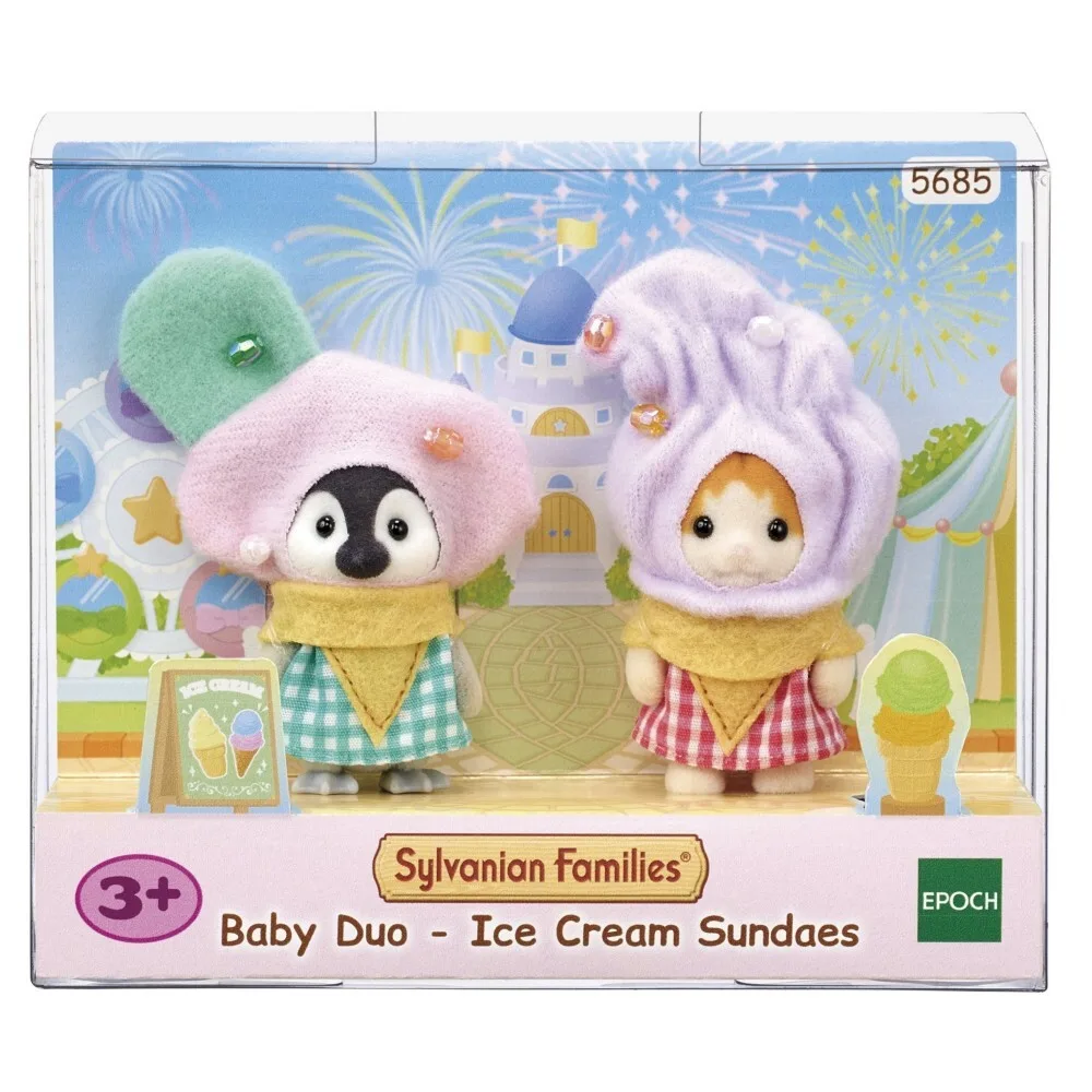 Sylvanian Families - Набор "Ледяные малыши" с фигуркой пингвина и котенка 5685 / артикул 5685 / GTIN 5054131056851